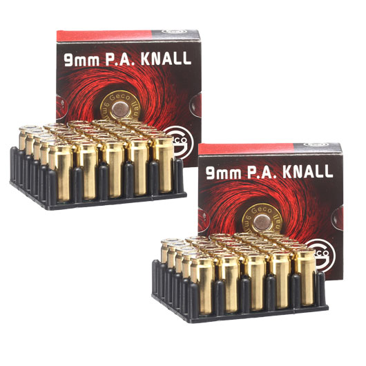 Geco Knallpatronen 9mm P.A.K. 2 x 25 Schuss