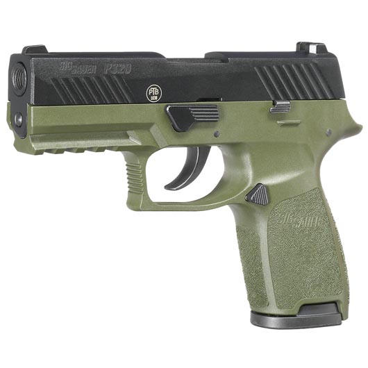 Sig Sauer P320 Schreckschuss Pistole 9mm P.A.K. OD Green inkl. Waffenkoffer Bild 1