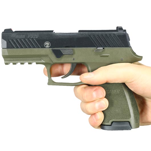 Sig Sauer P320 Schreckschuss Pistole 9mm P.A.K. OD Green inkl. Waffenkoffer Bild 3