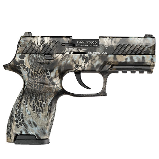 Sig Sauer P320 Schreckschuss Pistole 9mm P.A.K. Cobra camo inkl. Waffenkoffer Bild 3