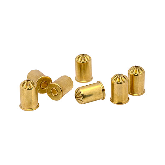 Pobjeda Brass Blitz Knallpatronen Kal. 9 mm R.K. 50 Stck - Messinghlse Bild 5