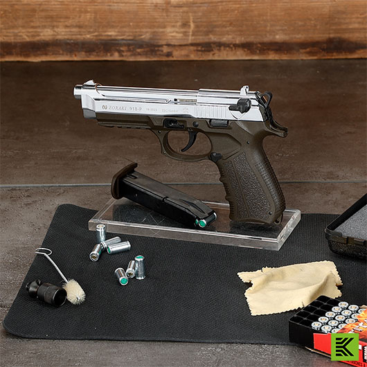 Zoraki 918 Schreckschuss-Pistole 9mm P.A. ODG chrom Bild 1