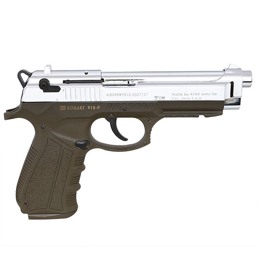 Zoraki 918 Schreckschuss-Pistole 9mm P.A. ODG chrom Bild 3