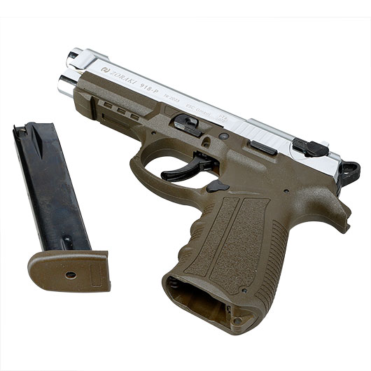 Zoraki 918 Schreckschuss-Pistole 9mm P.A. ODG chrom Bild 6