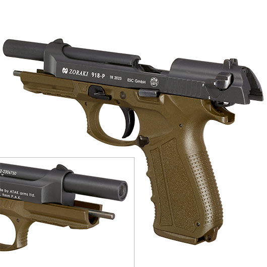 Zoraki 918 Schreckschuss-Pistole 9mm P.A. ODG Bild 8