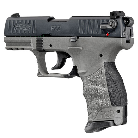 SONDERATION - Walther P22Q Schreckschuss Pistole 9mm P.A.K. Cerakote Meteor Gray inkl. 100 Schuss Platzpatronen Bild 7