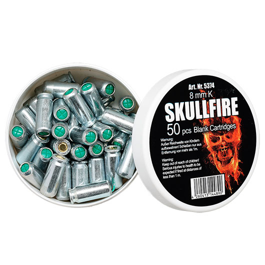 Pobjeda Skullfire Knallpatronen 8mm P.A.K. 50 Stck Bild 6
