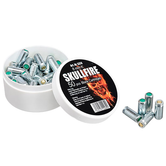 Pobjeda Skullfire Knallpatronen 8mm P.A.K. 50 Stck Bild 8