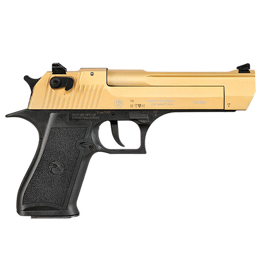 Retay Big Fifty LW Schreckschusspistole 9mm P.A.K. gold Bild 3