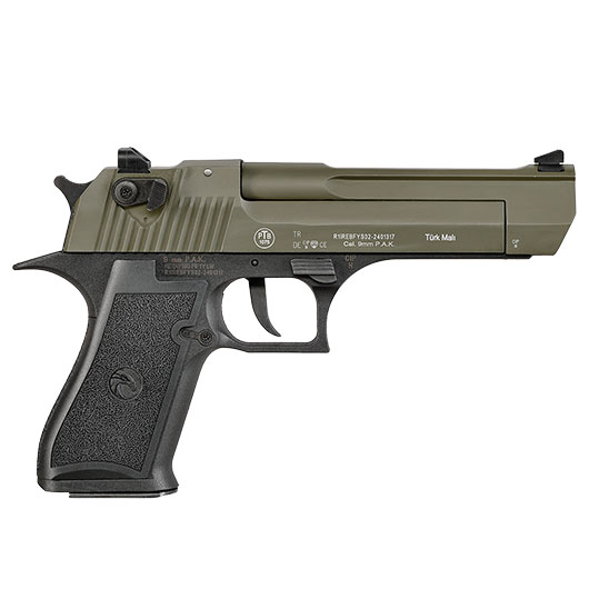 Retay Big Fifty LW Schreckschusspistole 9mm P.A.K. oliv Bild 3