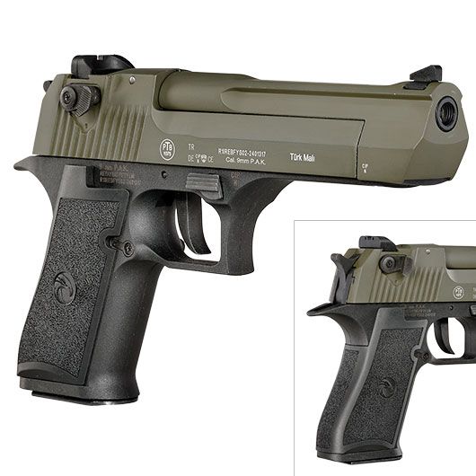 Retay Big Fifty LW Schreckschusspistole 9mm P.A.K. oliv Bild 9