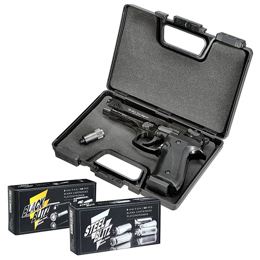 Ekol Firat Magnum Schreckschusspistole Kal. 9mm P.A.K. Vollmetall brniert inkl. 2x 50 Platzpatronen Bild 4