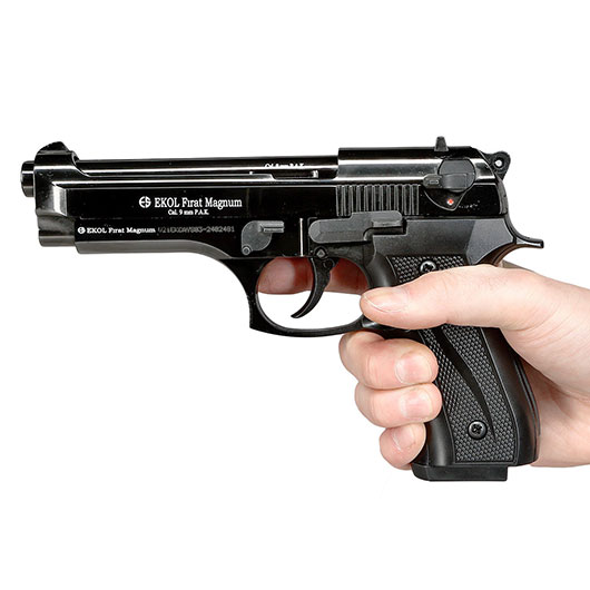 Ekol Firat Magnum Schreckschusspistole 9mm P.A.K. im Vorteilset mit 100 Schuss Bild 5