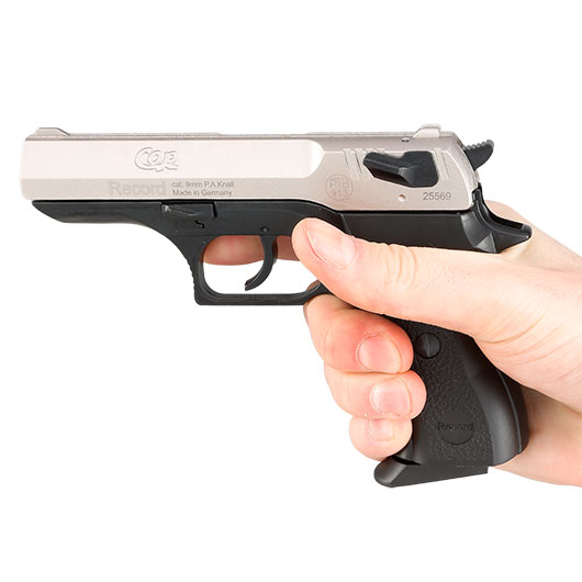 Record COP Schreckschuss Pistole Kal. 9mm P.A.K Sonderedition bicolor silber/brniert Bild 5