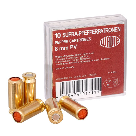 Wadie Pfefferpatronen 8mm Supra PV