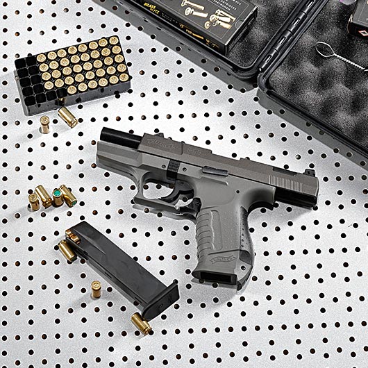 Walther P99 SV Schreckschuss Pistole 9 mm P.A.K. grau mit Stahlverschluss Bild 1