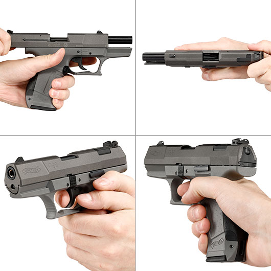 Walther P99 SV Schreckschuss Pistole 9 mm P.A.K. grau mit Stahlverschluss Bild 11