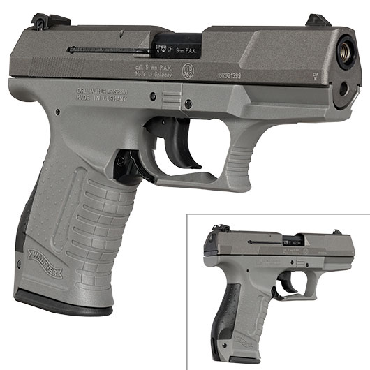 Walther P99 SV Schreckschuss Pistole 9 mm P.A.K. grau mit Stahlverschluss Bild 9