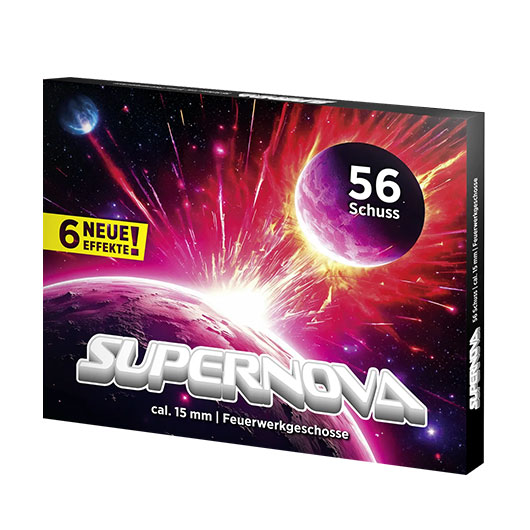 Umarex Signaleffekte Supernova Set - 56 teiliges Feuerwerksset mit 6 neuen unterschiedlichen Effekten Bild 1