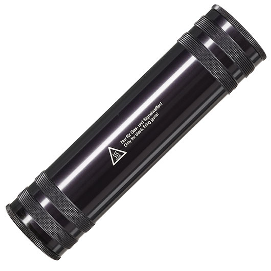 Zoraki Schalld�mpfer f. Schreckschusswaffen inkl. 4 Montageadapter schwarz Bild 5