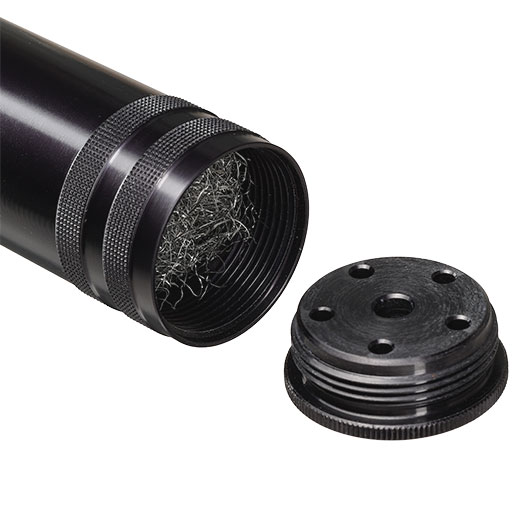 Zoraki Schalld�mpfer f. Schreckschusswaffen inkl. 4 Montageadapter schwarz Bild 6