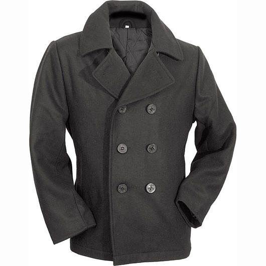 Navy Peacoat Jacke schwarz