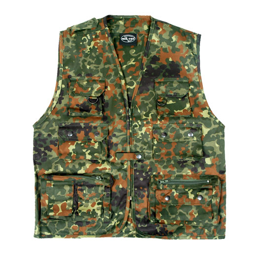 Multifunktionsweste, flecktarn