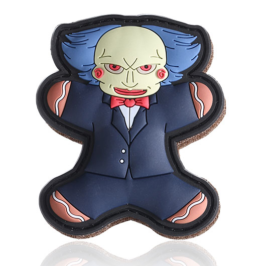 3D Rubber Patch mit Klettflche Halloween Edition SAW Billy fullcolor
