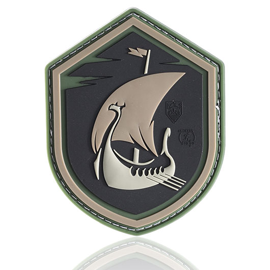 JTG 3D Rubber Patch Dragonship grn Klettflche