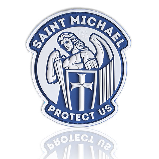 JTG 3D Rubber Patch Saint Micheal Klettflche blau