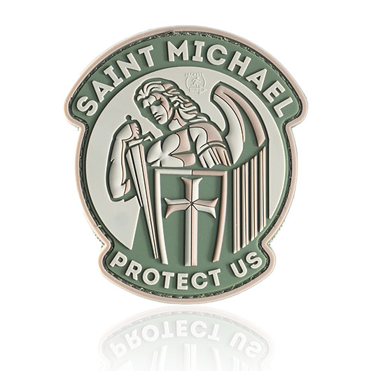 JTG 3D Rubber Patch Saint Micheal Klettfl�che gr�n
