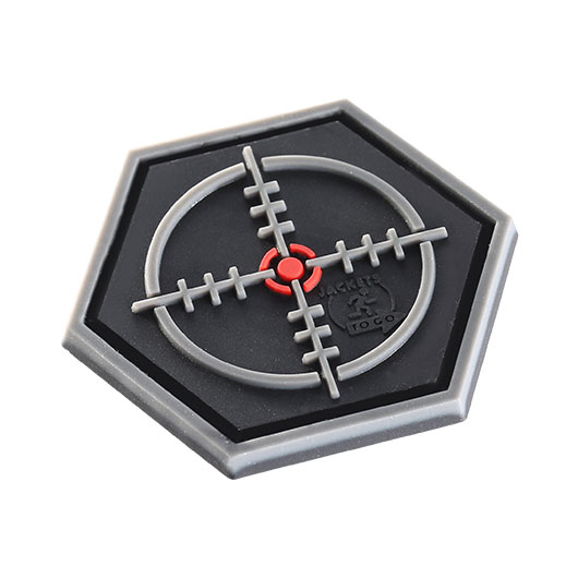 JTG 3D Rubber Patch mit Klettflche Sniper Scope schwarz/grau Bild 1