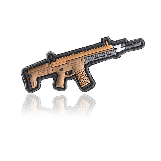 101 INC 3D Rubber Patch mit Klettflche Scar coyote