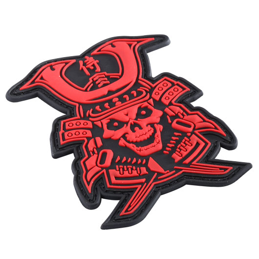101 Inc 3d Rubber Patch Samurai Skull Rot Klettflache Kotte Zeller 101 Inc 3d Rubber Patch Samurai Skull Rot Klettflache Kotte Zeller