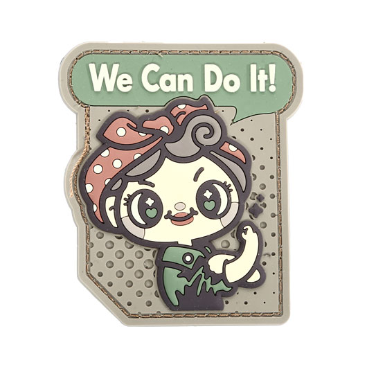 Mil-Spec Monkey 3D Rubber Patch We Can Do It Cute multicam