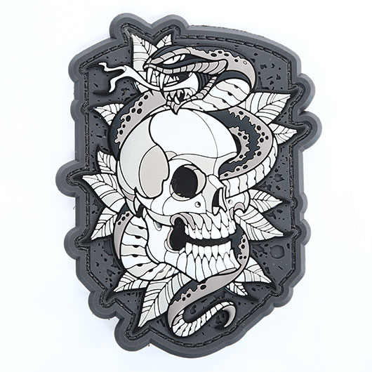 Mil-Spec Monkey 3D Rubber Patch mit Klettflche Skull Snake 2 urban