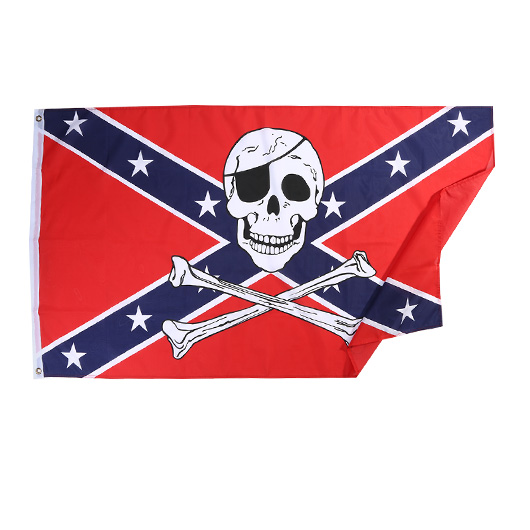 Flagge Sdstaaten mit Totenkopf 150 x 90 cm Bild 1