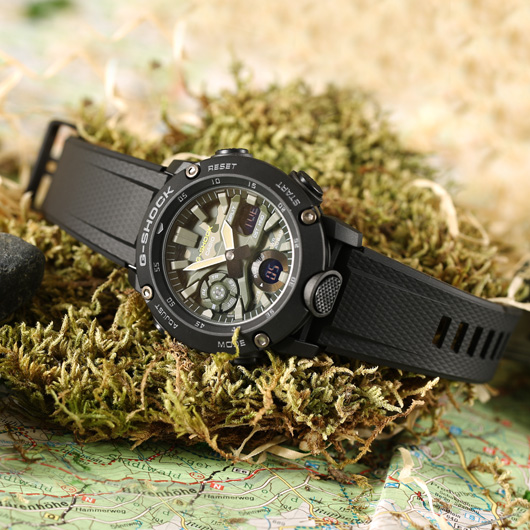 Casio G-Shock Uhr Armbanduhr GA-2000SU-1AER camouflage Bild 5