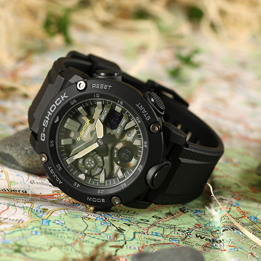 Casio G-Shock Uhr Armbanduhr GA-2000SU-1AER camouflage Bild 6