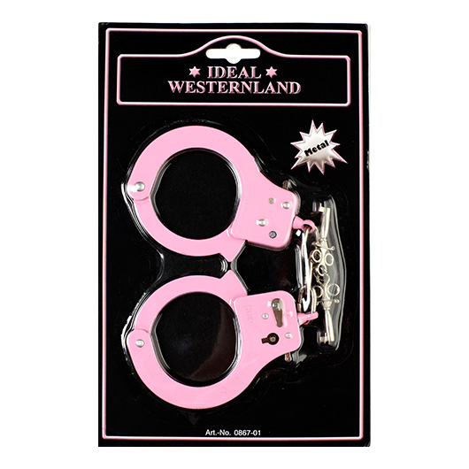 Sohni-Wicke Kinder Handschellen Pink inkl. zwei Schlssel Bild 1