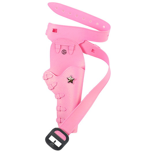 Jesse-James Holster und Grtel Pink fr Spielzeugpistolen