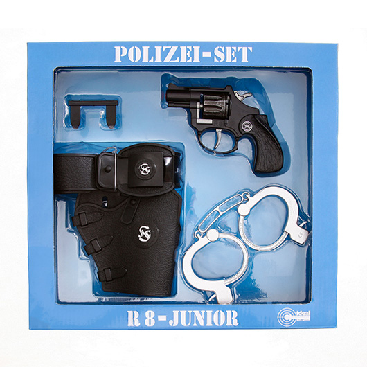 R8 Junior Polizei Set inkl. Spielzeugrevolver 8-Schuss