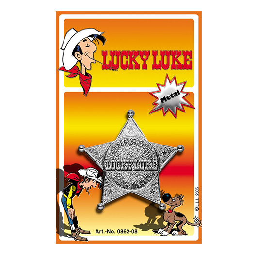 Lucky Luke Sheriff Stern Metall