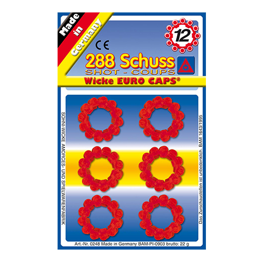 12-Schuss Ring Munition fr Spielzeugpistolen 288 Schuss