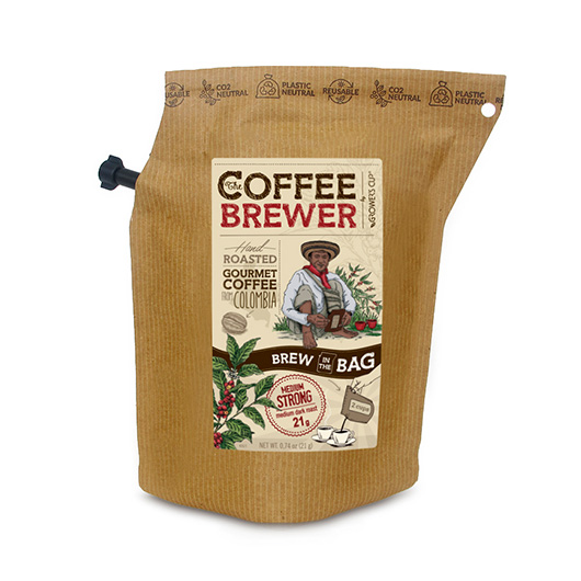 The Brew Company Beutelkaffee Colombia biologisch fr zwei Tassen