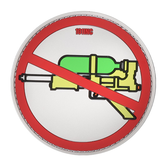 101 INC 3D Rubber Patch mit Klettflche Supersoaker fullcolor