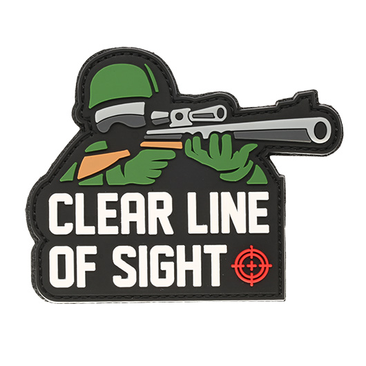 101 INC. 3D Rubber Patch mit Klettflche Clear line of sight fullcolor