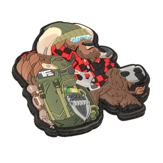 101 INC 3D Rubber Patch mit Klettflche Bushcraft Ox fullcolor Bild 1