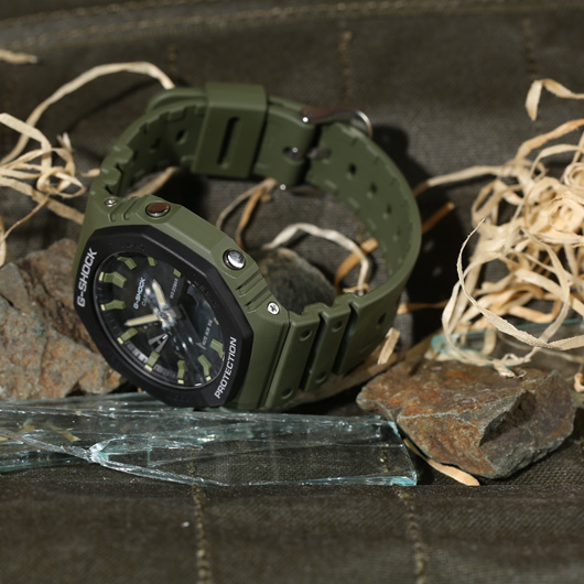 Casio G-Shock Uhr Armbanduhr GA-2110SU-3AER oliv Bild 5