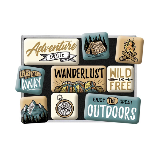 Magnet Set Outdoor Adventure 9-teilig